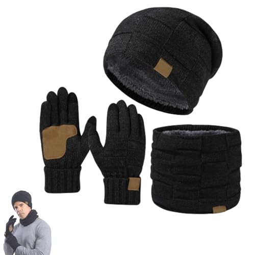 Winter Set, Windproof and Good Elasticity, Fashion, Hat, Scarf and Gloves, Warm for Winter