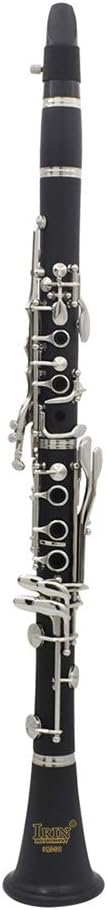 Decdeal Clarinet, B Flat Clarinet Ebonite 17 Keys System with Case Shoulder Straps Screwdriver
