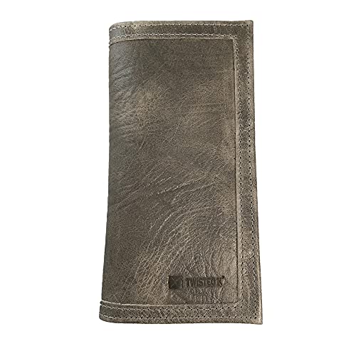 Twisted X Genuine Leather Rodeo Wallet (Gray)