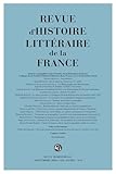  Revue d\'Histoire littéraire de la France (2025) (2025 - 3, 125e année, n° 3)