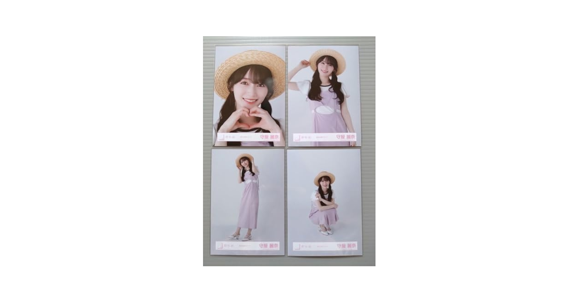 守屋麗奈　櫻坂46 麦わら帽子コーデ　2023年　年末歌唱衣装　8種コンプ 守屋麗奈 櫻坂46 麦わら帽子コーデ 2023年 年末歌唱衣装 8種コンプ