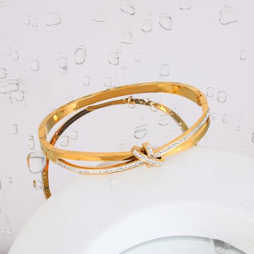 MILAKOO Dainty Stainless Steel Bangle Bracelet Gifts for Love Minimalism Glossy Thin Oval Shape Bracelet for Women2