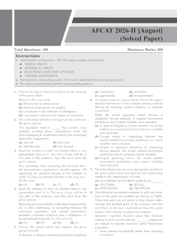 Oswaal AFCAT 16 Years Solved Papers 2011-2026 - Image 6