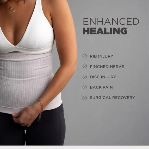 Image of Incrediwear Body Sleeve - Back Support Sleeve for Lower Back Pain Relief and Lumbar Support, Helps with Inflammation & Swelling, Supports Recovery from Injuries and Surgeries