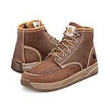 Carhartt Men's CMX4023 Lightweight Wedge Moc Toe Chukka, Brown, 12 W US