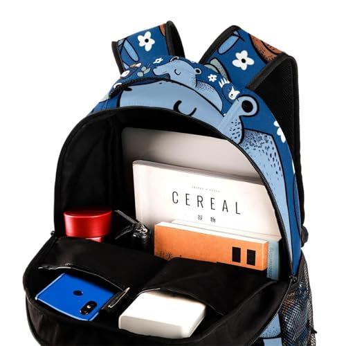 Sac à dos d'école multicolore idéal pour le campus et les sorties