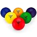 GSM Brands Dodgeballs - Foam, Soft Skin, Low Bounce, 6" - Set of 6 Dodge Balls for Kids and Adults