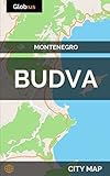  Budva, Montenegro - City Map [Idioma Inglés]