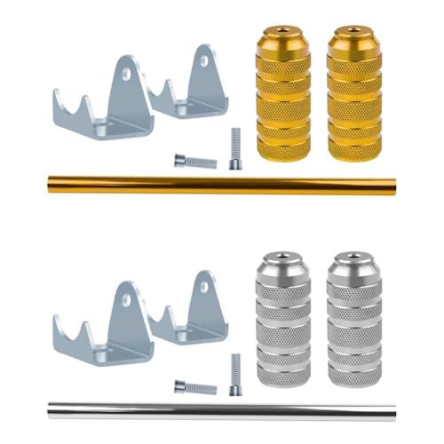FACAIIO Pedali per moto da corsa, in lega di alluminio,