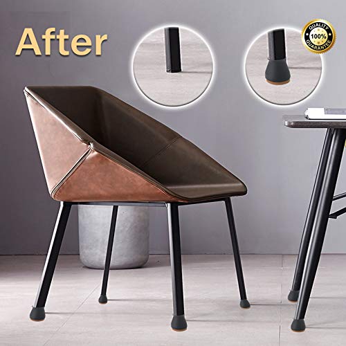 Protectores de suelo de silicona para silla – 24 protectores para patas