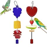 Bonaweite 2 Pack Bird Food Holder, Pet Parrot Feeders, Stainless Steel Birds Fruit Vegetable Stick...
