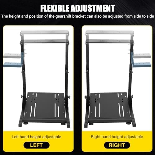 Miniatura 5 de Best brose Adjustable Racing Steering wheel Stand Shifter Mount Fit for Logitech G25, G27, G29, G920 Racing Simulator Cockpit Video Game