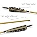 ZSHJGJR 10pcs Flecha de Madera 31 Pulgadas con 5" Flecha Pluma de...