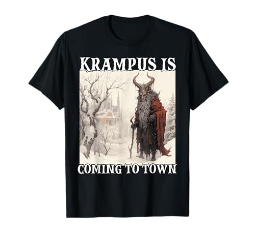 Krampus Santa Claus T Bavarian Legendary Figure Kramperl T-Shirt