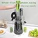 Cold Press Juicer, Slow Masticating Juicer Machines with 5