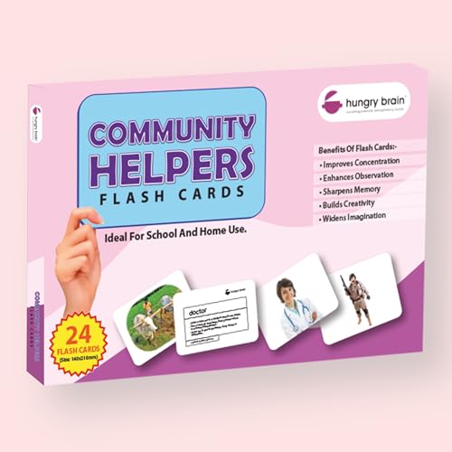 Image of Hungry Brain Flash Cards (Comminity Helpers)