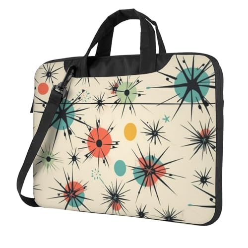Bolso Tote para Laptop con Estampado Retro Atomic Stars miniatura 1