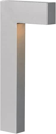 Hinkley Atlantis 15014TT-LL Small LED Low Voltage Landscape Pathway Light, 12v, Dimmable, Aluminum, Titanium