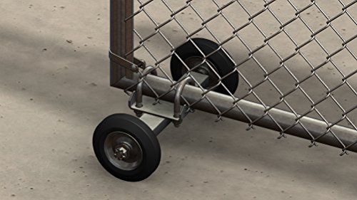 10" Rolling Gate Carrier Wheels, Heavy Duty Pneumatic (Air Filled) #TOP3