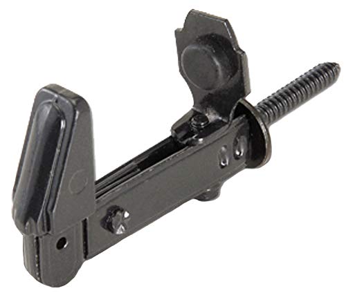  Cerniera CombiArialdo Nero, Fermo Finestra Regolabile Stilizzato con Fermo Reversibile, 110 mm