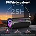 coioc Bluetooth Lautsprecher mit Licht, Bluetooth 5.4 Musikbox,25W Dual Lautsprecher, LED Anzeige & 25 Std Akku,Dualen Bass-Treibern, IPX7 wasserdicht,TWS Paarung, AUX,TF Karte,Geeignet Outdoor/Party