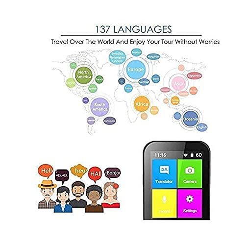 Traducteur vocal intelligent 76 langues avec écran tactile réactif