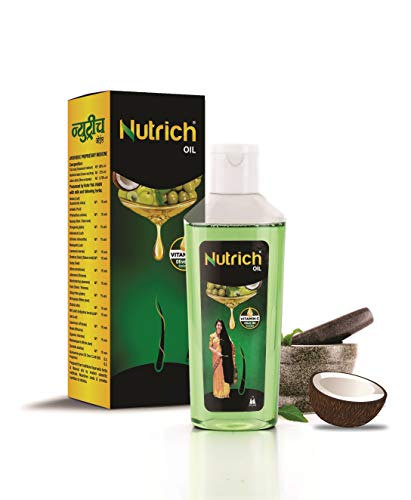 Image of Nutrich Ayurvedic Hair Oil, 180ml