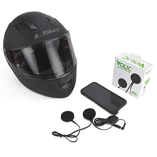 image for Volic Epic Drop-In Wired Helmet Speakers for Motorcycles, Snowboarding