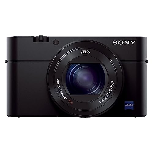 Sony RX100M3 Premium Compact Camera with 1.0-Type Exmor CMOS Sensor (Optical, DSC-RX100M3), Black