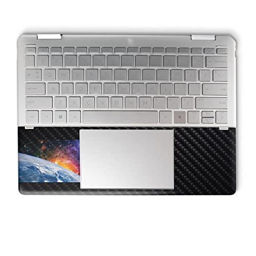 Image of MightySkins Carbon Fiber Skin Compatible with HP Spectre x360 14 inch (2022) Full Wrap Kit - Global Sunrise | Protective Durable Textured Carbon Fiber Finish | Easy to Apply | Made in The USA