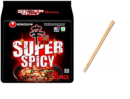 Nongshim Shin Red Ramyun Super Spicy 120g (Pack van 5)