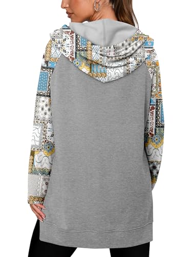 KISSMODA Women Hoodies Dress Long Sweatshirts Dress Raglan Sleeves Oversized Sweatshirts with Pocket 2025 Fall Winter Trendy