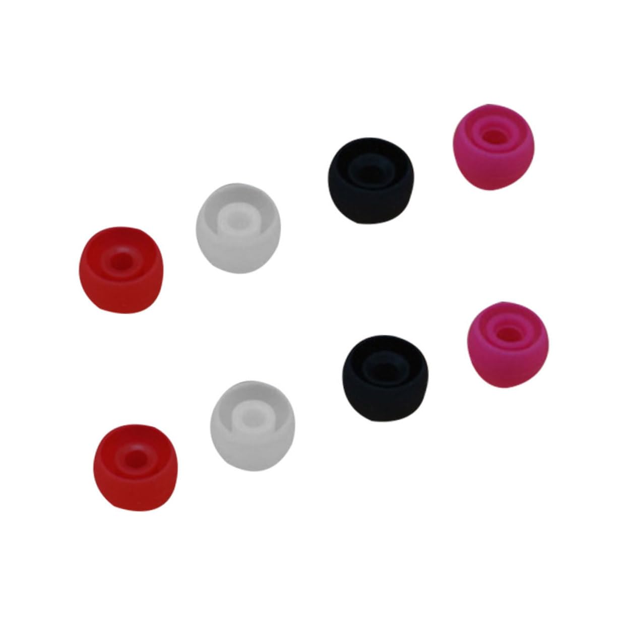 Gogogmee 3sets Concert Ear Plugs Silicone Gel Earmuffs Noise Cancelling Earplugs for Headphones in-Ear Earphone Protection 3 Sizes (s m L) 8pcs*3 Random Color