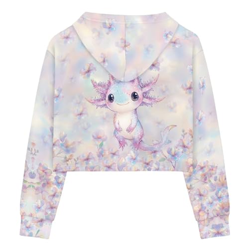 Cute Tops for Girls 5-14 Long Sleeve Crop Top Girls' Fashion Hoodies & Sweatshirts Crewneck Pullover Sweatshirt2