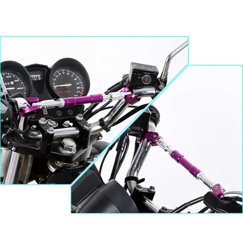 Barra de equilibrio para manillar de moto de 22mm en aleacion de aluminio ajustable 2