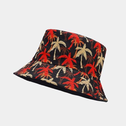 Image of Quanhaigou Bucket Hat for Men Women,Packable Reversible Printed Sun Hats,Fisherman Outdoor Summer Travel Hiking Beach Caps