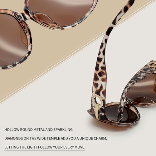 Joopin Oversized Sunglasses for Women Ladies Trendy Big Rectangle Driving Sun Glasses UV Protection