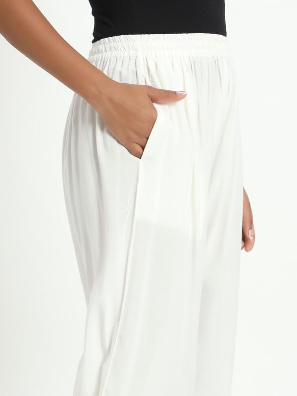 Image of Soft Colors Relaxed Fit Pocket Palazzo