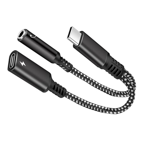 Plait USB C - 3.5mm �A�_�v�^�[�́A���o�C�� �f�o�C�X�̏[�d���ɔ񈳏k�T�E���h��񋟂��܂� Plait USB C �T�E���h �P�[�u��