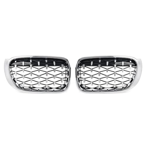 Accessoires BMW X3 F25 calandre en diamant météore chromée double barrette 14-17