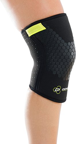 DonJoy Performance Anaform Power Knee Compression Sleeve Support (Pair) – WOD, Power lifting, Squats, Weightlifting, CrossFit, Functional Fitness, HIIT Workouts for Men and Women, Unisex, Large
