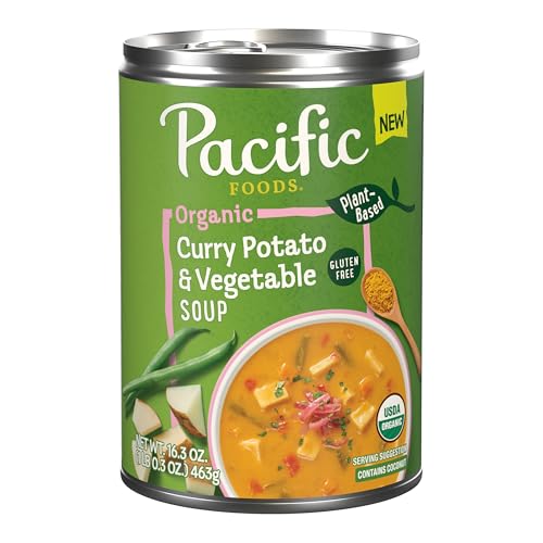 Pacific Foods Organic Potato Vegetable Curry Soup, 16.3 Ounce
