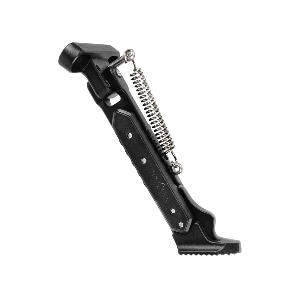 Soporte de pie extensible para patinete eléctrico, soporte de estacionamiento lateral ajustable compatible con Max G30, Negro -