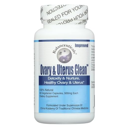 Balanceuticals Ovary & Uterus Clean, 500 mg Dietary Supplement Capsules, 60-Count Bottle