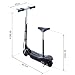 HOMCOM Patinete Plegable Scooter Eléctrico con Luz LED Monopatín Patinete Plegable Manillar...
