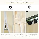 Outsunny 10' x 13' Patio Gazebo, Outdoor Gazebo Canopy Shelter with Curtains, Vented Roof, Steel Frame for Garden, Lawn, Backyard and Deck, Cream White - Image 3