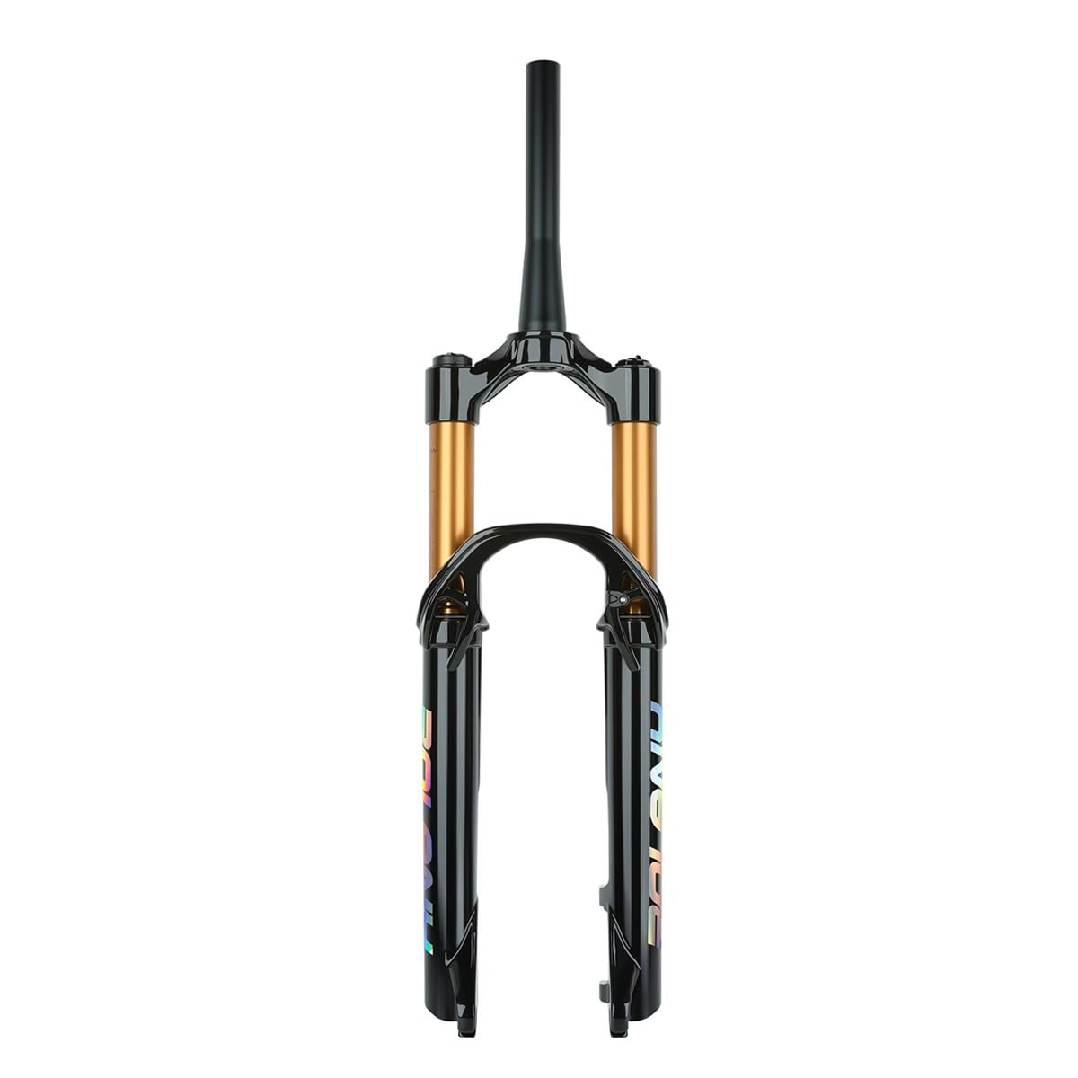 Horquilla Delantera de montaña 26/27.5/29Pulgadas Cierre rápido 9mm 1-1/2"cónico Horquilla Bicicleta Recorrido 130-140mm Bloqueo Manual Horquillas Suspension MTB para Am,XC