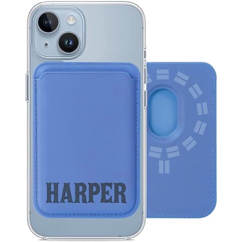 Magnetic Phone Card Holder, Custom Wallet, Leather Slim Wallet, Phone Wallet Case, Credit Card Holder for Men, Valentines Day Gift, Phone Accessories