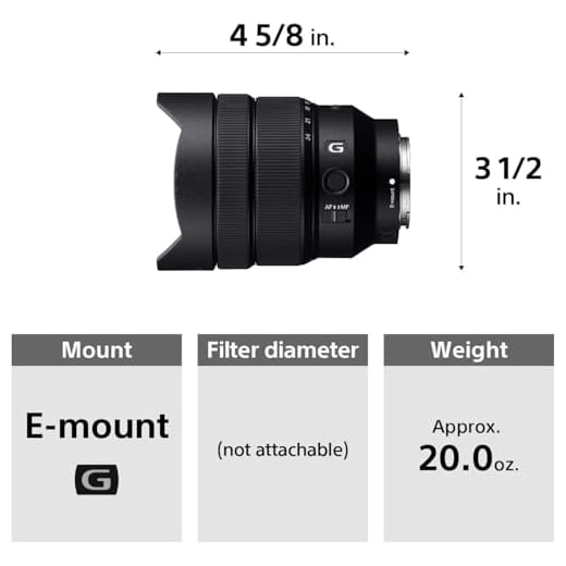 Sony FE 12-24mm F4 G Wide-Angle Lens