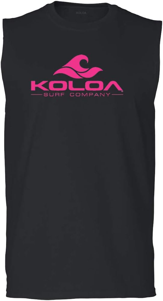 Koloa Surf Mens Classic Wave Ultra Cotton Sleeveless T-Shirt in Sizes S-2XL